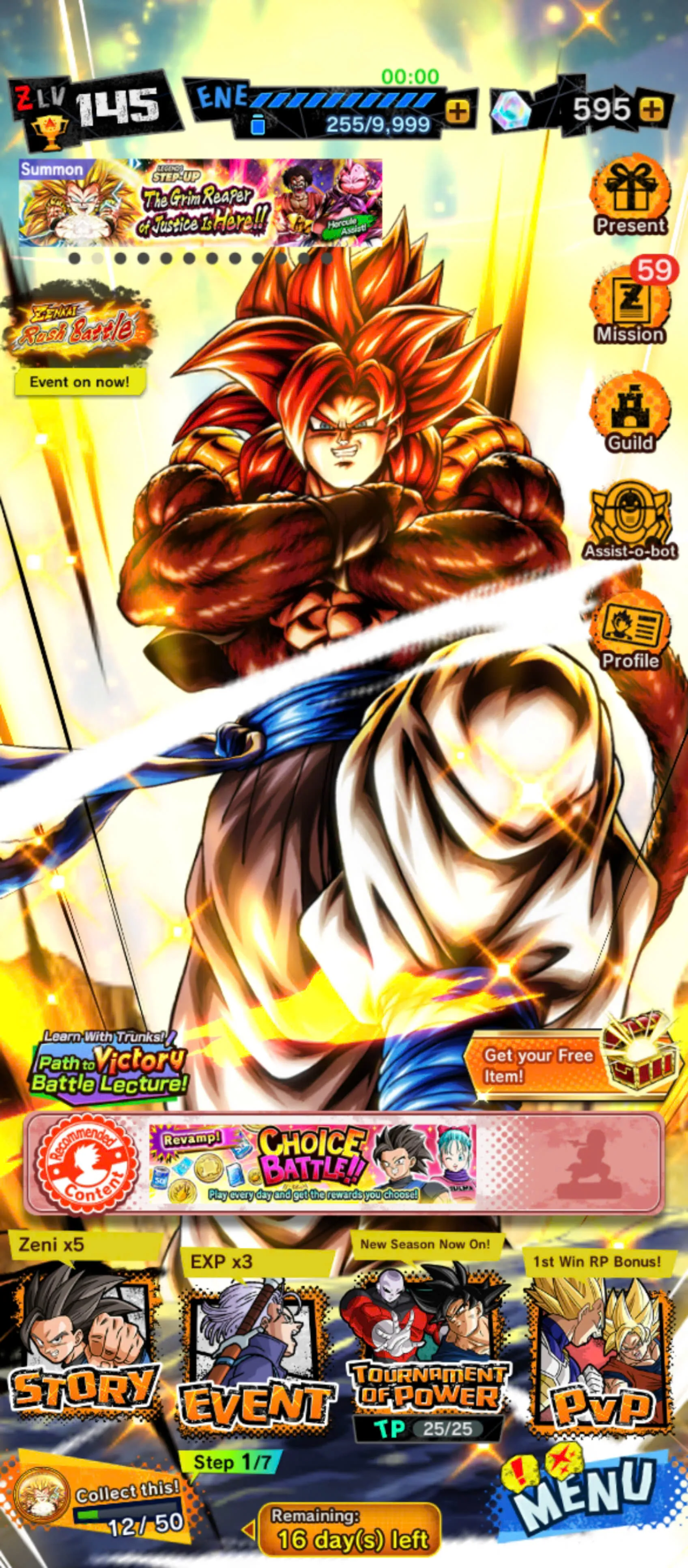 DR911-UL SS4 Gogeta Full Star+Nice Team+Good Equi-Ultimate Gohan+Beast Gohan+Piccolo+Gammar+New Goku Mini Full Red Star