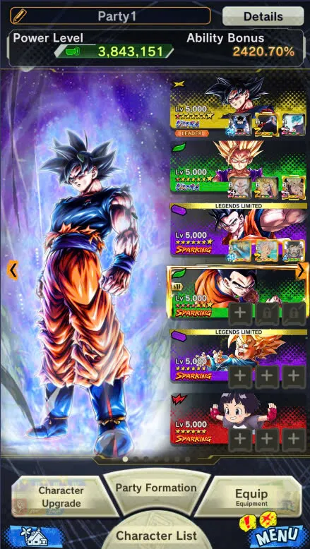 DR922-IOS+Android+Full Team Gohan+3 UL(Goku Uis+Gohan+Good Equipment+21 Legends(Ultimate Gohan+Beast Gohan+SS3 Gohan+Fusion Goku and Vegeta+Namek Goku+Trunks+Jiren)