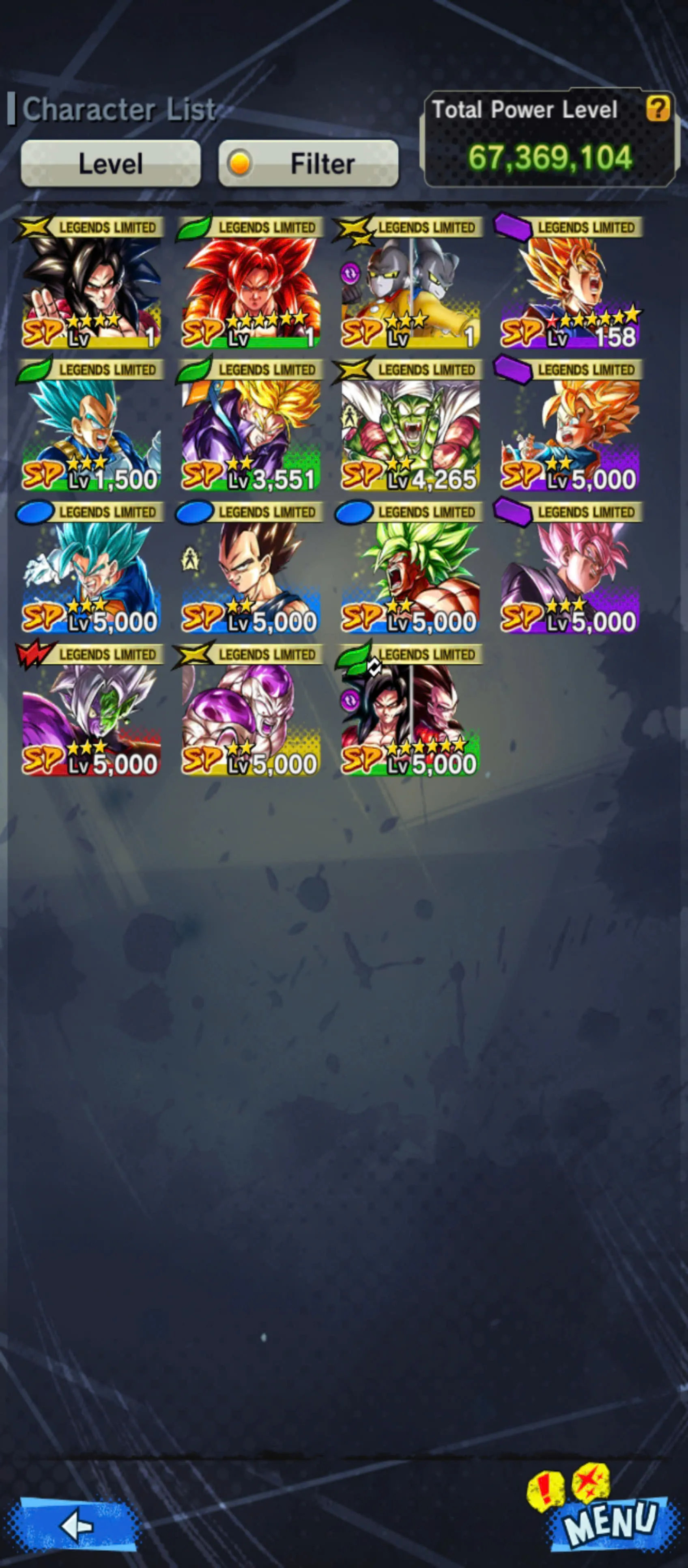 DR925-6 UL(SS4 Gogeta+Rose+Broly+Kaioken)+15 Legends+Good Equi+Team GT+Future+SS4 Goku+SS4 Goku Vegeta+SS4 Goku+Gammar