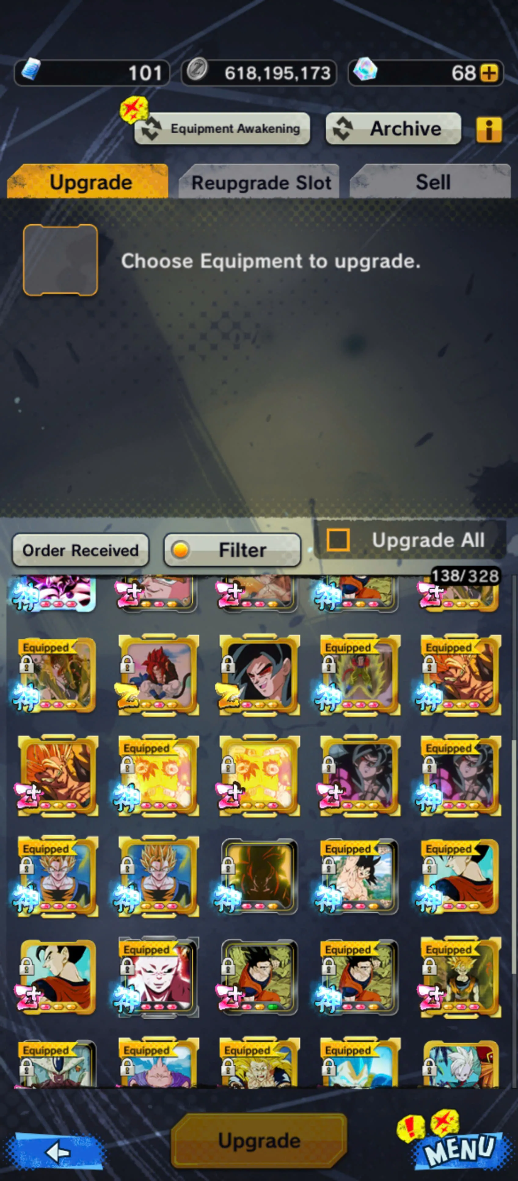 DR930-Vip Account-5 UL(SS4 Gogeta+Turles+Vegeta+Shenron)+44 Legends Good Star+Vip Equipment+Zenkai and Sparking Red Star+Many Good Team PVP