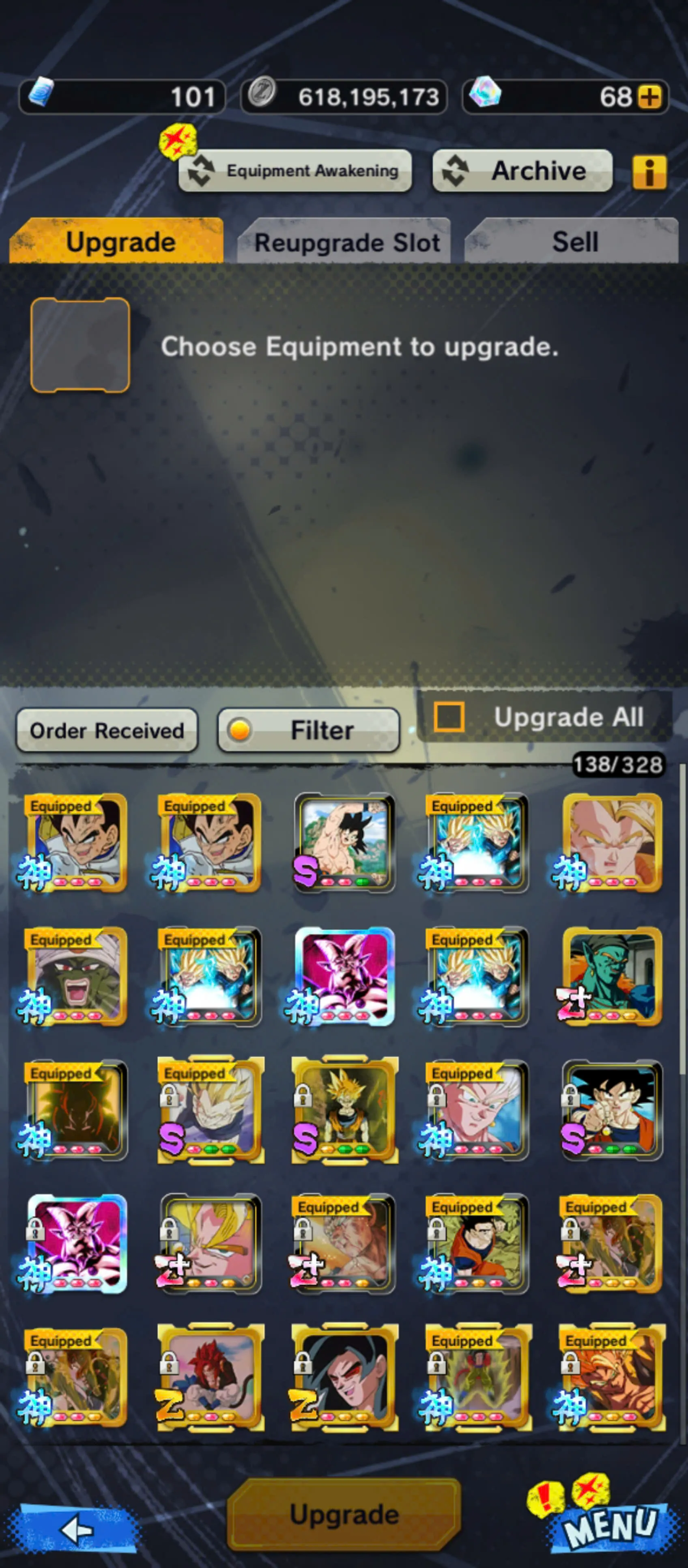 DR930-Vip Account-5 UL(SS4 Gogeta+Turles+Vegeta+Shenron)+44 Legends Good Star+Vip Equipment+Zenkai and Sparking Red Star+Many Good Team PVP
