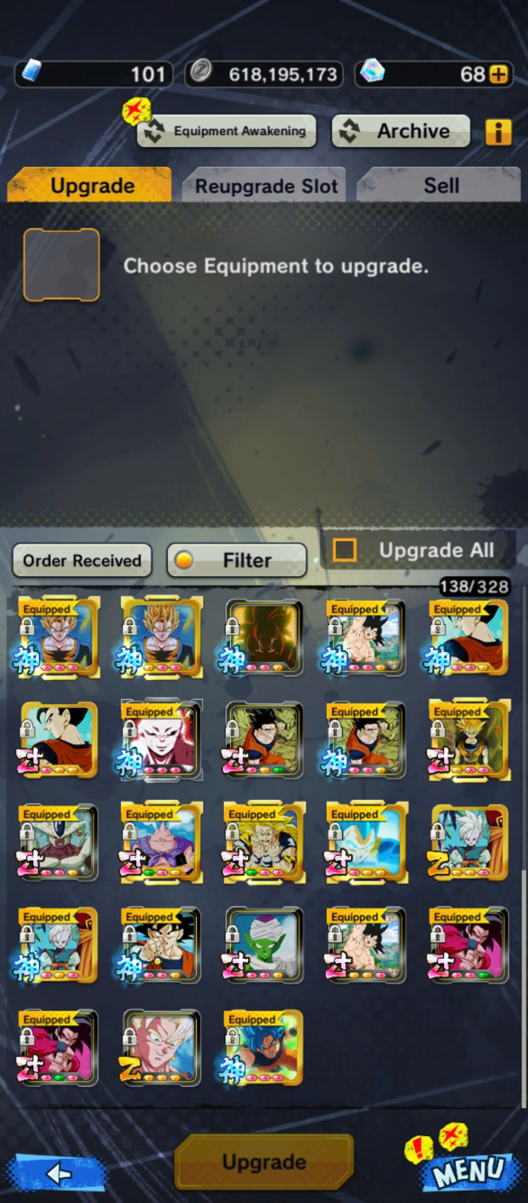 DR930-Vip Account-5 UL(SS4 Gogeta+Turles+Vegeta+Shenron)+44 Legends Good Star+Vip Equipment+Zenkai and Sparking Red Star+Many Good Team PVP
