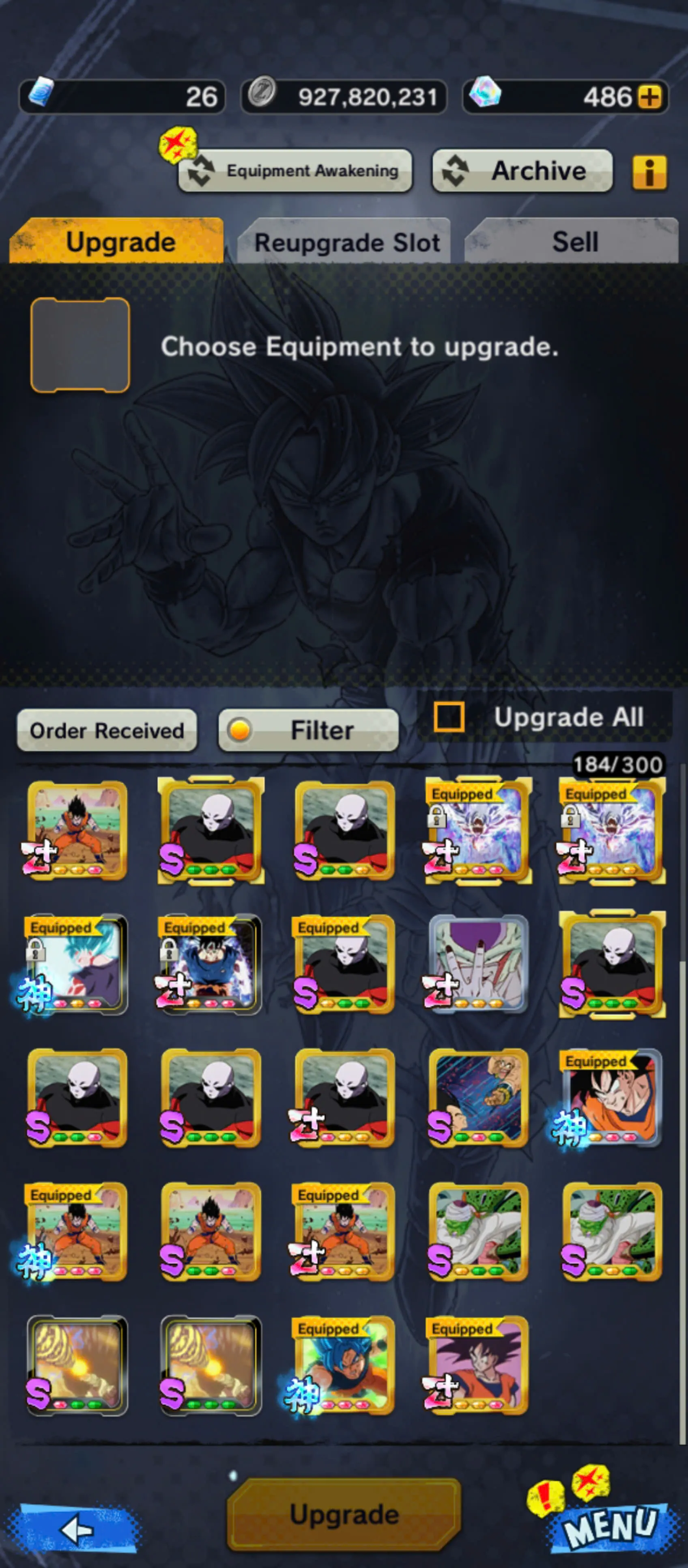 DR929-UL Goku Uis 12 Red Star+Team Fusions+23 Legends+Vip Equipment+Fusions Goku Vegeta+God Goku+Goku Uis Red Star+God Vegito+God Vegeta+Piccolo+SS Vegeta