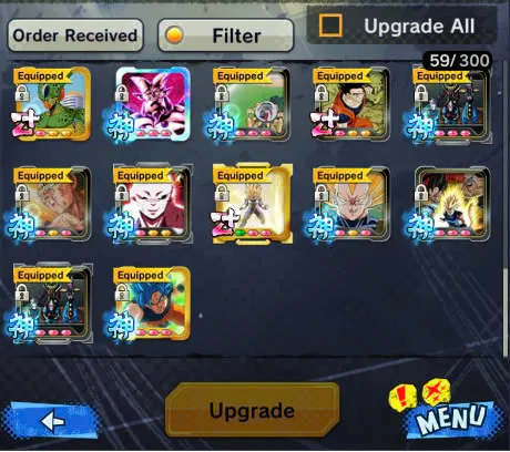 DR926-Good Account-508 Millions Power+31 Legends+Vip Equipment+Super Vegeta Full Star+Sparking+Zenkai Good star+Team GT