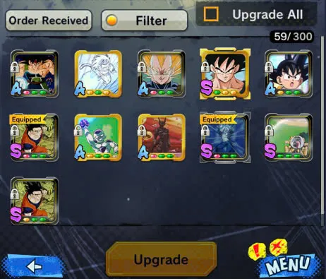 DR926-Good Account-508 Millions Power+31 Legends+Vip Equipment+Super Vegeta Full Star+Sparking+Zenkai Good star+Team GT