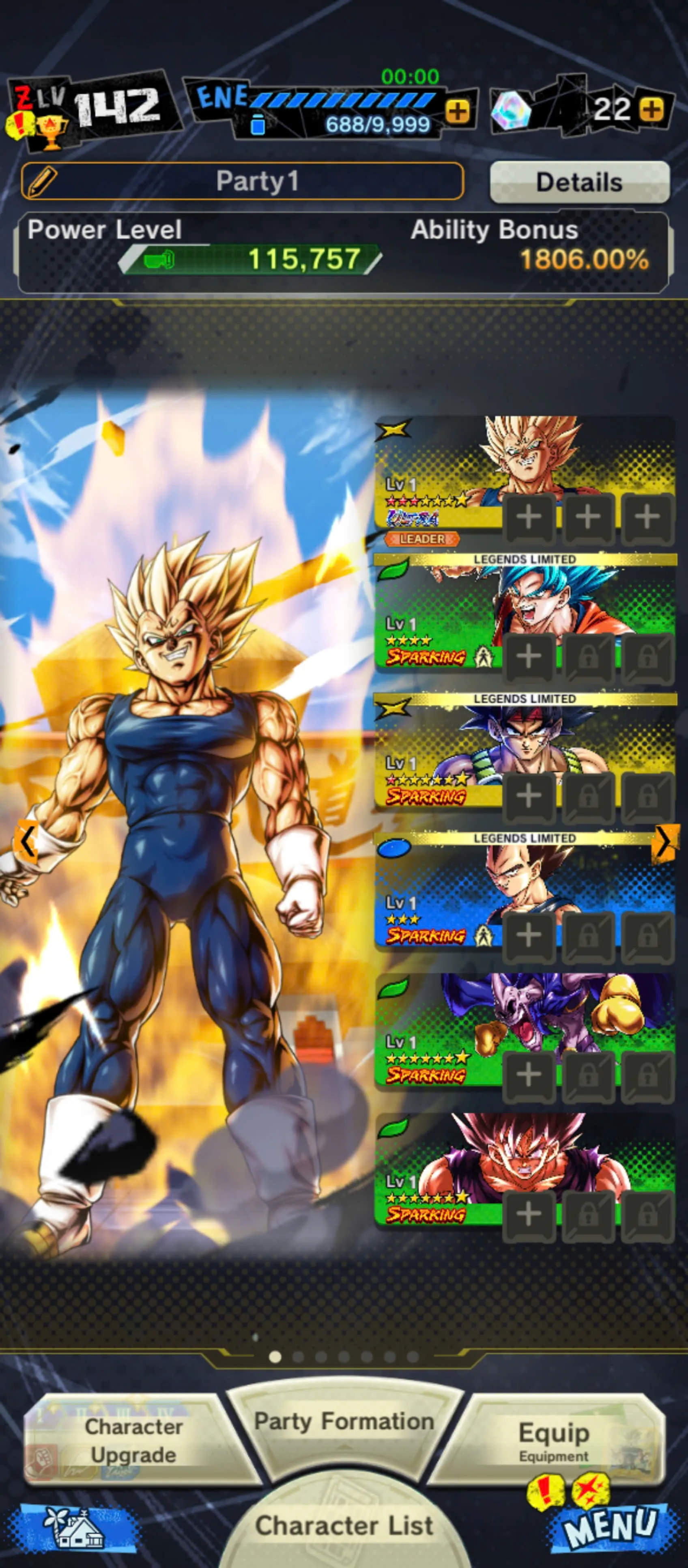 DR927-IOS+Android- New UL Majin Vegeta 10 Red Star+Bardock Red Star+Goku God+Soul+Event Farm CC