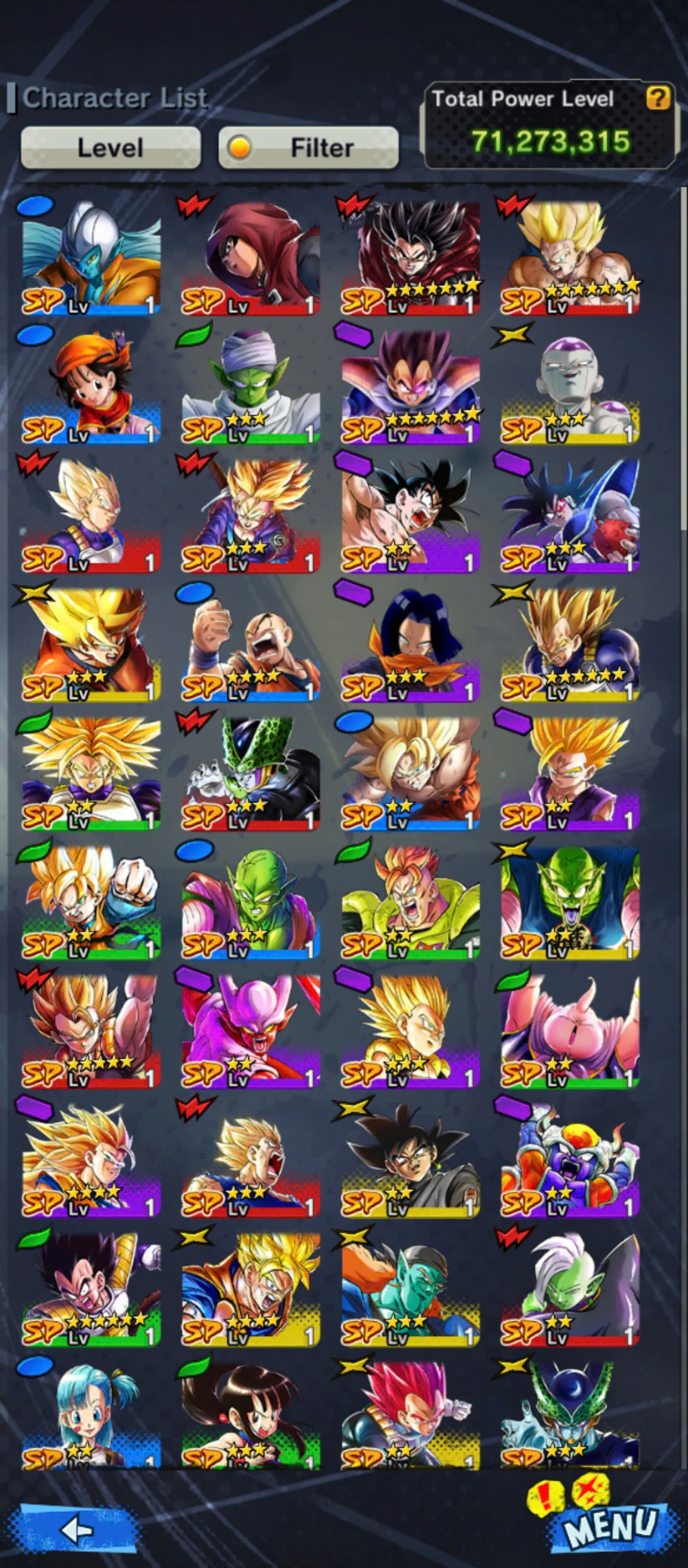DR932-Android Only-6 UL(Majin Vegeta+Turles+SS4 Gogeta+Gogeta Blue+Super Gogeta)+19k Chrono Crytal+9 Legends+Good Equipment+Team Movie