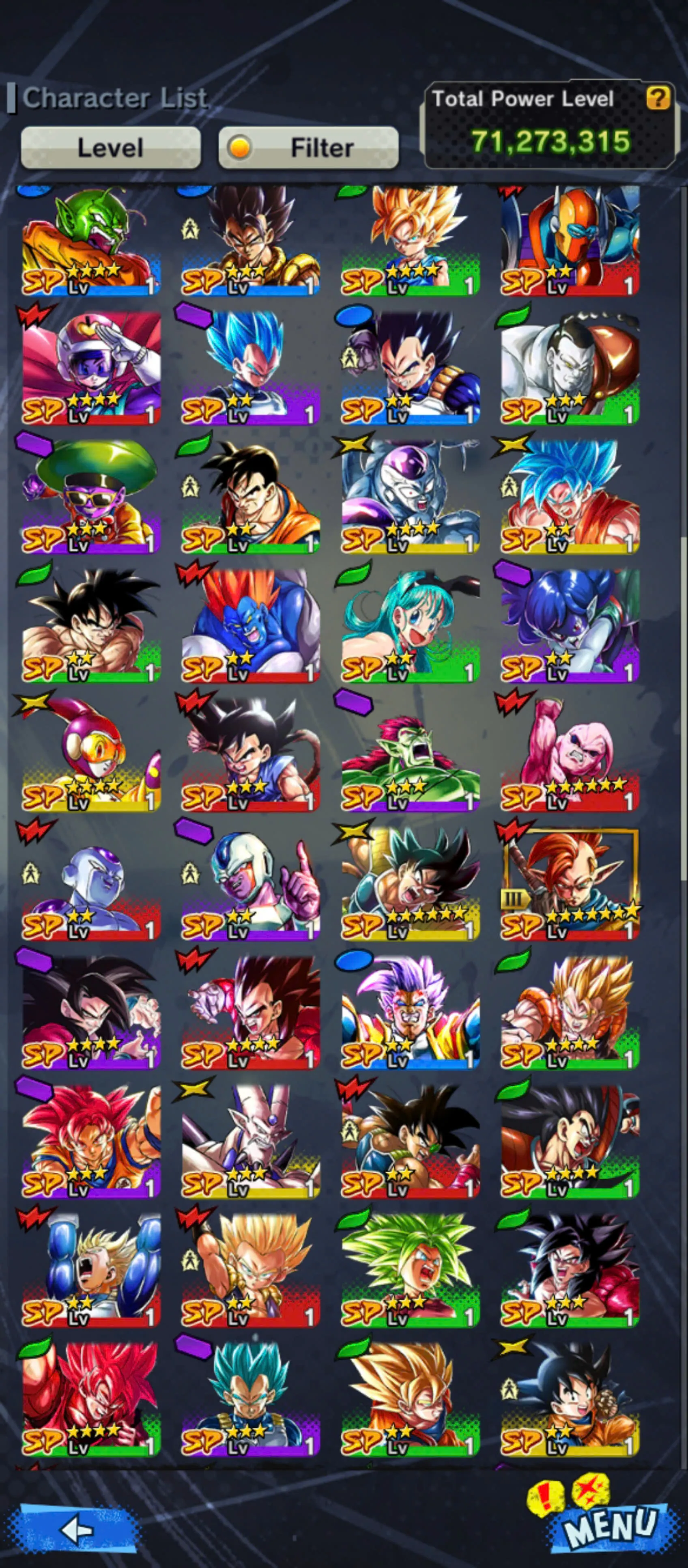 DR932-Android Only-6 UL(Majin Vegeta+Turles+SS4 Gogeta+Gogeta Blue+Super Gogeta)+19k Chrono Crytal+9 Legends+Good Equipment+Team Movie