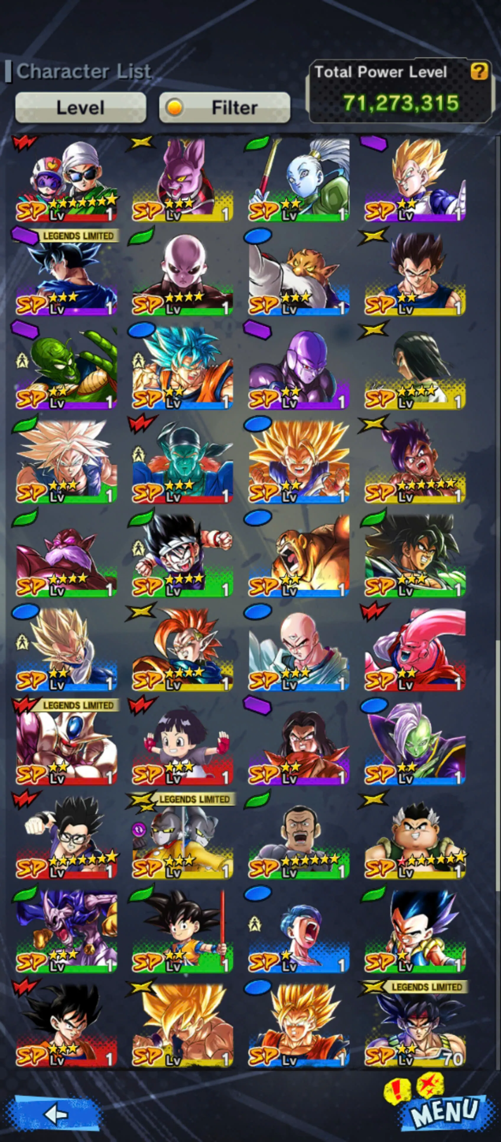 DR932-Android Only-6 UL(Majin Vegeta+Turles+SS4 Gogeta+Gogeta Blue+Super Gogeta)+19k Chrono Crytal+9 Legends+Good Equipment+Team Movie