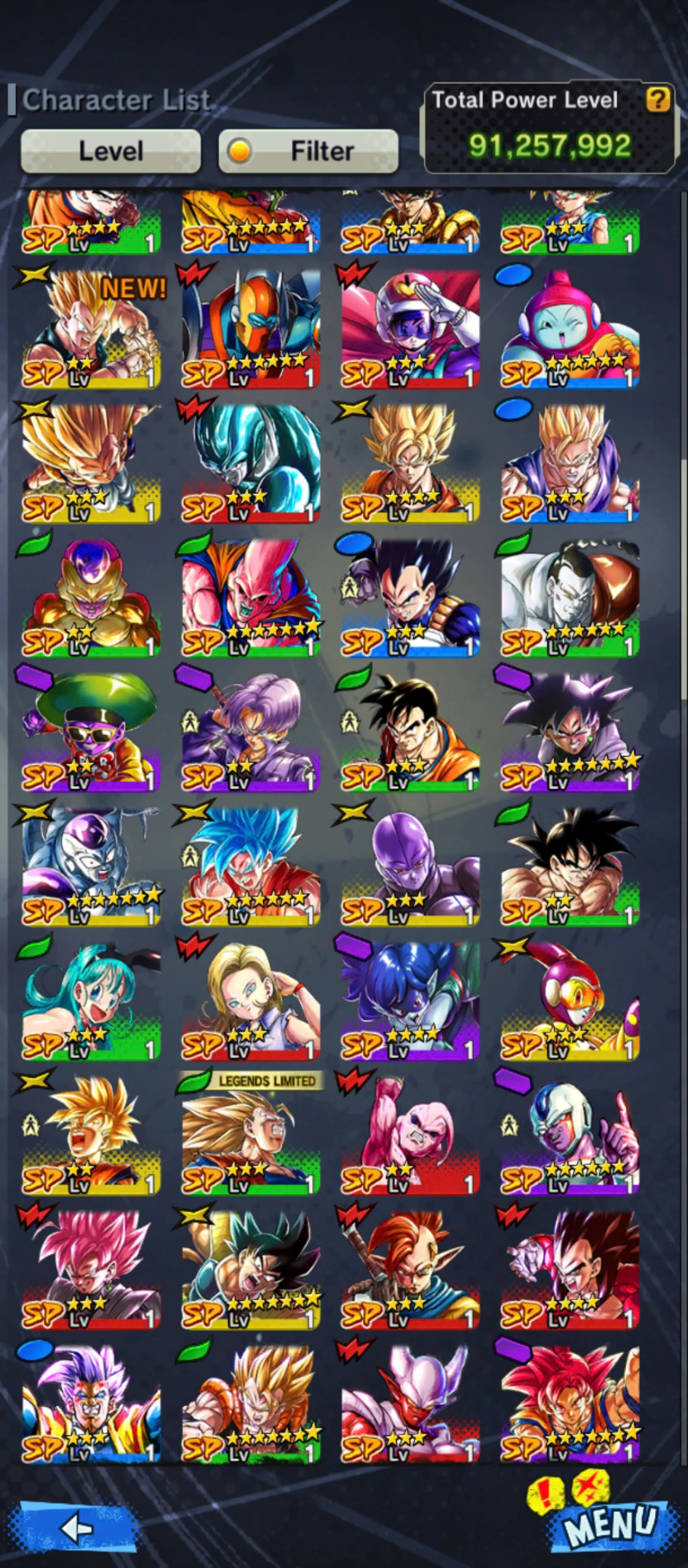 DR950-Good Legends+New Gotenks 13 Red Star+Fusion Vegeta and Goku+Super Baby 2+Goku Bardock+Goku Kid Red Star+God Goku