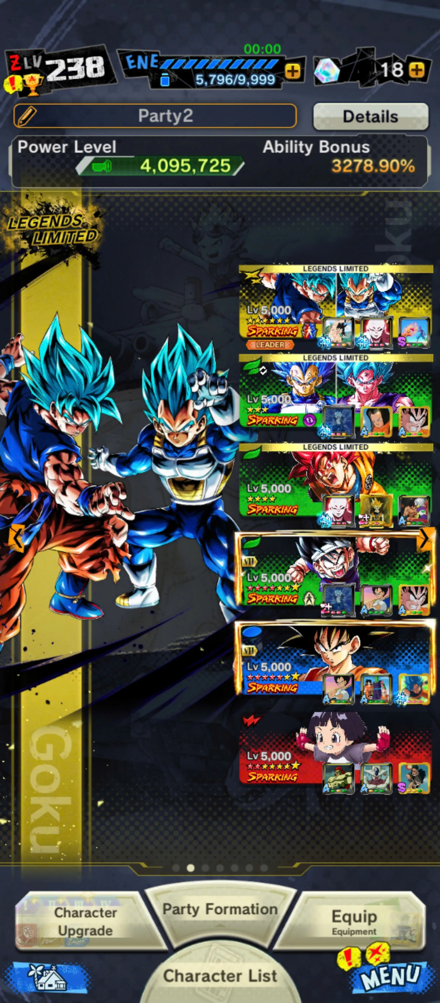DR951-IOS+Android-3 UL(Broly+Vegito Blue)+411 Millions Power+40 Legends Limites+Vip Equipment+Zenkai+Sparking Good Star+Fusion Goku and Vegeta+Broly+God Goku+Super 17+Gotenks