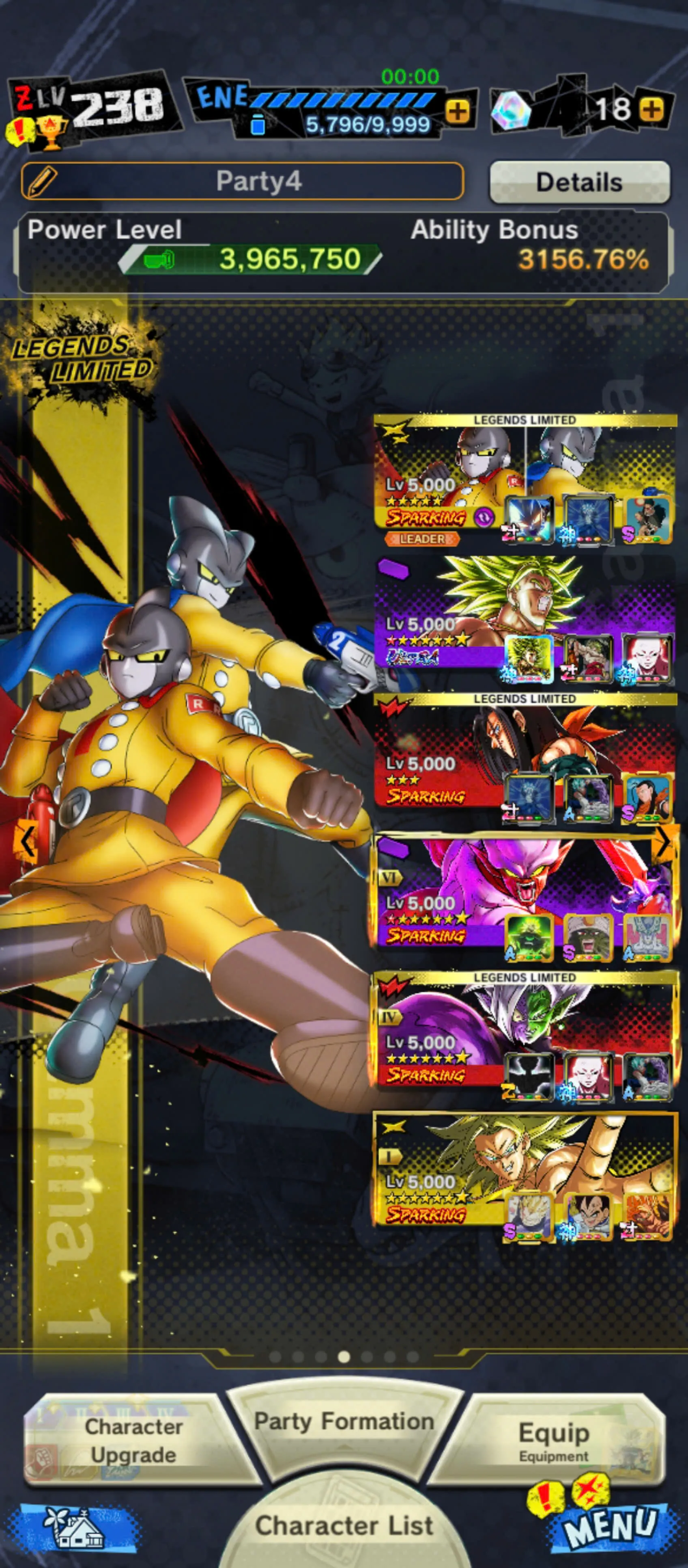DR951-IOS+Android-3 UL(Broly+Vegito Blue)+411 Millions Power+40 Legends Limites+Vip Equipment+Zenkai+Sparking Good Star+Fusion Goku and Vegeta+Broly+God Goku+Super 17+Gotenks