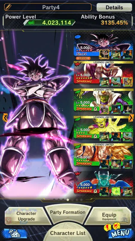 DR935-4 UL(Turles Full Red Star+SS4 Gogeta)+15 Legends+All Meta+Many Good Team PVP+Vip Equipment+Super Baby 2+Gotenks
