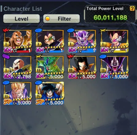 DR935-4 UL(Turles Full Red Star+SS4 Gogeta)+15 Legends+All Meta+Many Good Team PVP+Vip Equipment+Super Baby 2+Gotenks