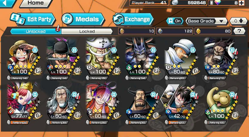 BR311-IOS+Android-5 Ex(Kaido V2+Kaido V3+Zoro+White Beard+Luffy)+Good Medal+Support 145%+Uta V2+Uta V3+Bluneo+Kaku+Ben Beckmen+Law Oni+Rayleigh+Robin