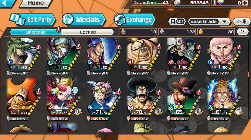BR311-IOS+Android-5 Ex(Kaido V2+Kaido V3+Zoro+White Beard+Luffy)+Good Medal+Support 145%+Uta V2+Uta V3+Bluneo+Kaku+Ben Beckmen+Law Oni+Rayleigh+Robin