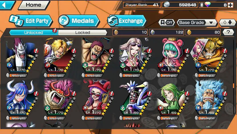 BR311-IOS+Android-5 Ex(Kaido V2+Kaido V3+Zoro+White Beard+Luffy)+Good Medal+Support 145%+Uta V2+Uta V3+Bluneo+Kaku+Ben Beckmen+Law Oni+Rayleigh+Robin