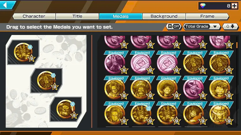 BR311-IOS+Android-5 Ex(Kaido V2+Kaido V3+Zoro+White Beard+Luffy)+Good Medal+Support 145%+Uta V2+Uta V3+Bluneo+Kaku+Ben Beckmen+Law Oni+Rayleigh+Robin