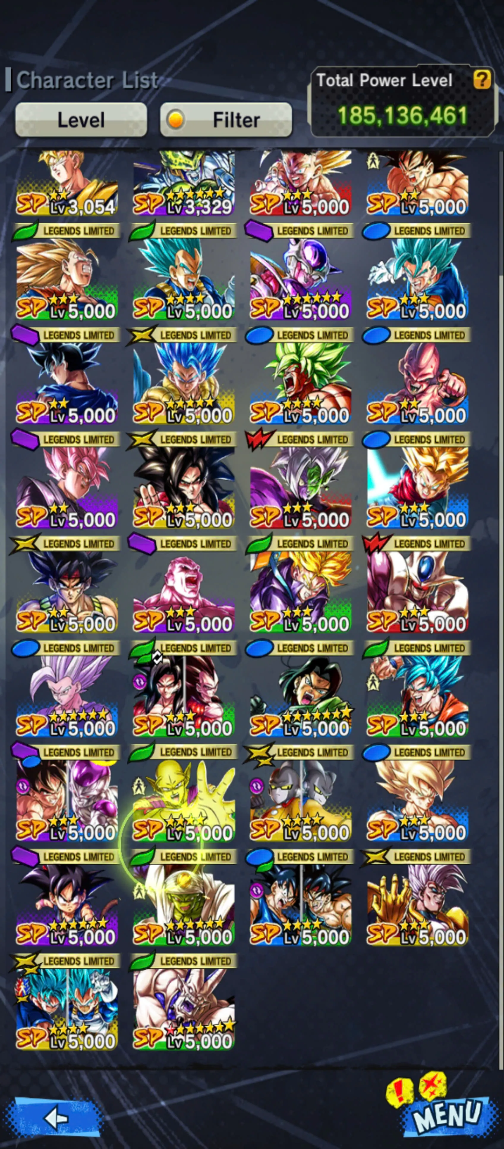 DR944-5 UL(Goku Uis+Gohan+Gogeta+Rose)+38 Legends+Good Equipment+Fusions Goku&Vegeta+Shenron+Super Baby 2+Namek Goku+Android 17+Goku&Frieza+Trunks