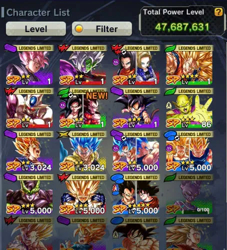 DR940-IOS+Android-4 UL(Turles+Vegito+Gogeta)+15 Legends+Story+Event Fram CC+Fusion Vegeta and Goku+Piccolo+SS3 Goku+Goku Kid