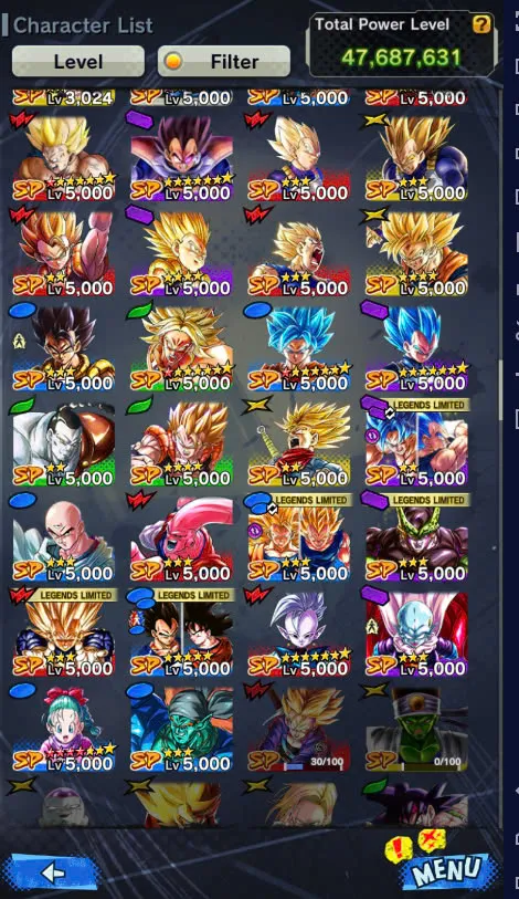 DR940-IOS+Android-4 UL(Turles+Vegito+Gogeta)+15 Legends+Story+Event Fram CC+Fusion Vegeta and Goku+Piccolo+SS3 Goku+Goku Kid