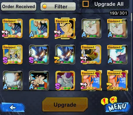 DR9412-IOS+Android-6 UL(Majin Vegeta+SS4 Gogeta+Janemba)+34 Legends+Vip Equipment+Good Zenkai+Sparking+ Team Fusion+GT+Goku and Vegeta+Zamasu Zenkai+Gammar+Goku GT