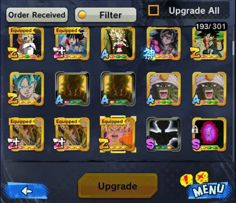 DR9412-IOS+Android-6 UL(Majin Vegeta+SS4 Gogeta+Janemba)+34 Legends+Vip Equipment+Good Zenkai+Sparking+ Team Fusion+GT+Goku and Vegeta+Zamasu Zenkai+Gammar+Goku GT