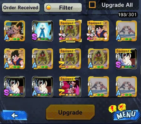 DR9412-IOS+Android-6 UL(Majin Vegeta+SS4 Gogeta+Janemba)+34 Legends+Vip Equipment+Good Zenkai+Sparking+ Team Fusion+GT+Goku and Vegeta+Zamasu Zenkai+Gammar+Goku GT