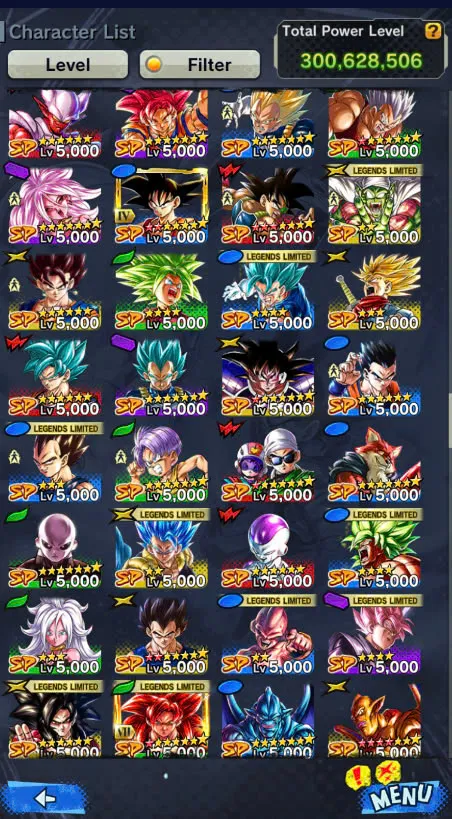 DR9412-IOS+Android-6 UL(Majin Vegeta+SS4 Gogeta+Janemba)+34 Legends+Vip Equipment+Good Zenkai+Sparking+ Team Fusion+GT+Goku and Vegeta+Zamasu Zenkai+Gammar+Goku GT