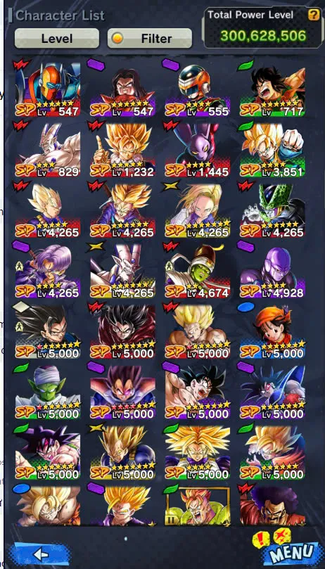 DR9412-IOS+Android-6 UL(Majin Vegeta+SS4 Gogeta+Janemba)+34 Legends+Vip Equipment+Good Zenkai+Sparking+ Team Fusion+GT+Goku and Vegeta+Zamasu Zenkai+Gammar+Goku GT