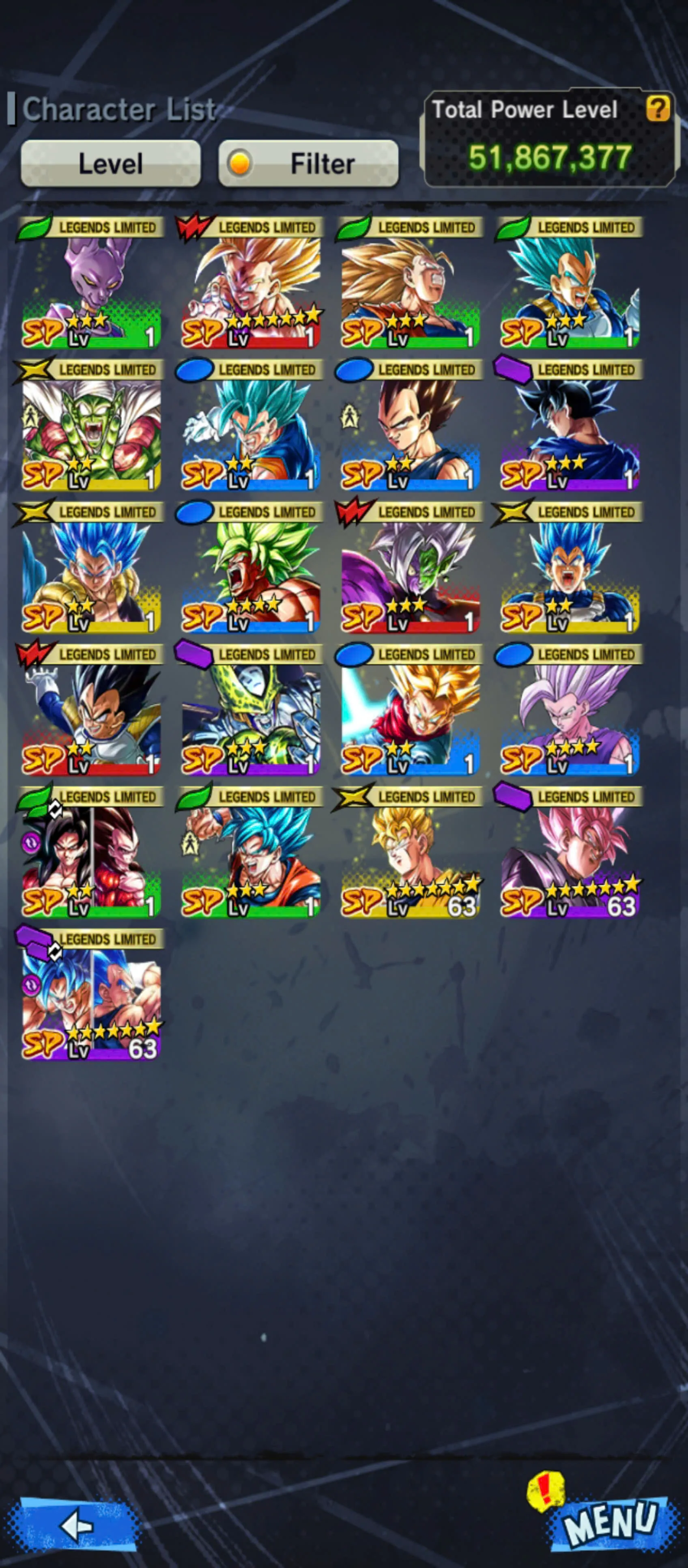 DR955-IOS+Android-3 UL Red Star(Majin Vegeta+Vegito+Hit)+21 Legends+Good Equipment+SS3 Gohan+Rose+God Goku+Vegeta