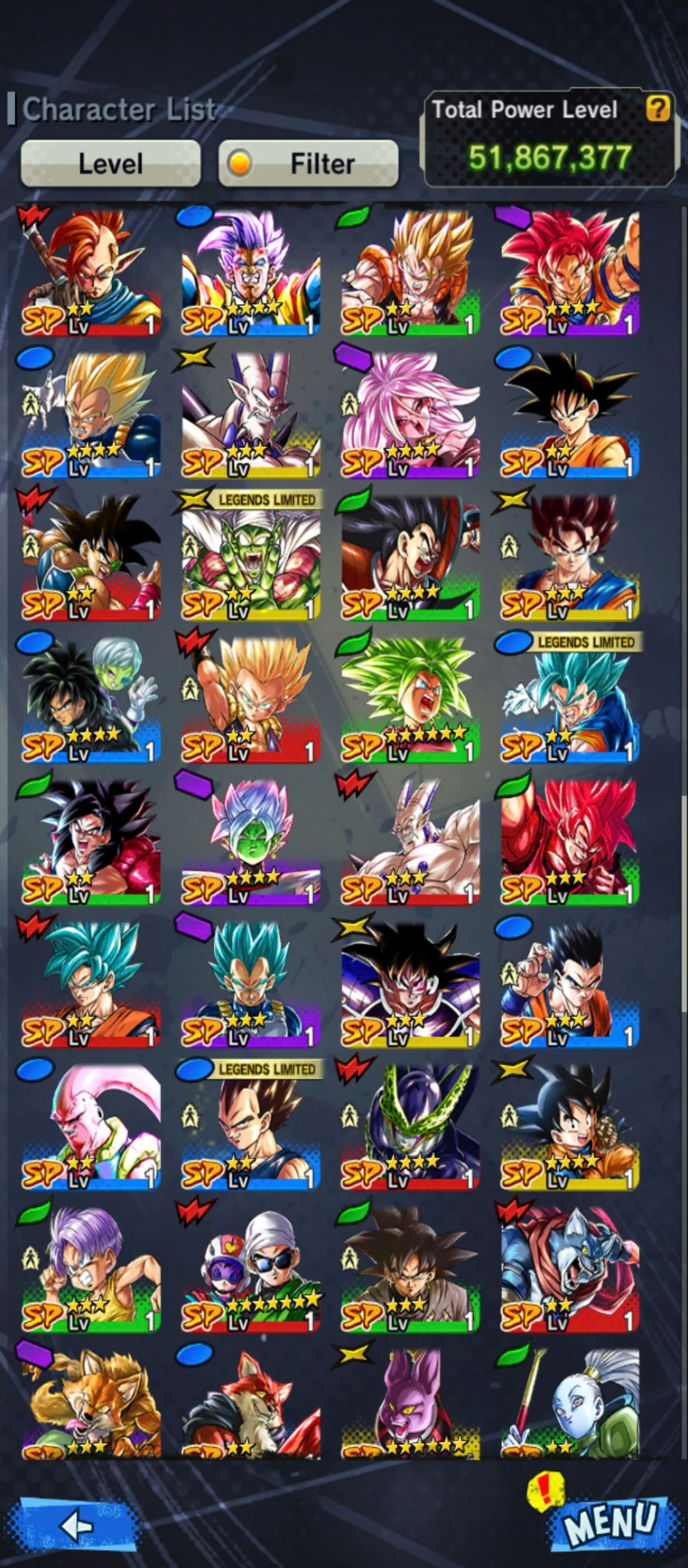 DR955-IOS+Android-3 UL Red Star(Majin Vegeta+Vegito+Hit)+21 Legends+Good Equipment+SS3 Gohan+Rose+God Goku+Vegeta