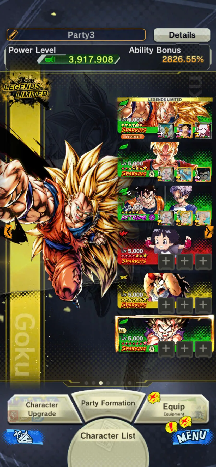 D75-IOS+Android-Full Team Gohan-UL Gohan+27 Legends+Good Equipment+Ultimate Gohan 9 Red Star+Beast Gohan+God Goku+SS3 Goku+Cooler Red Star+Goku GT 10 Red Star