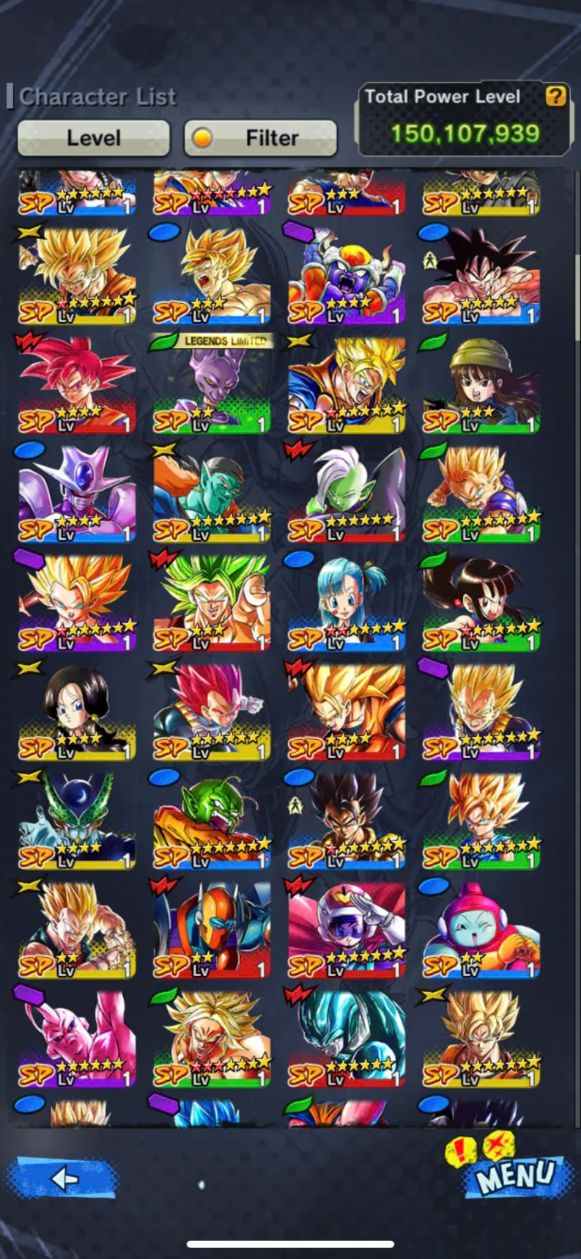 D75-IOS+Android-Full Team Gohan-UL Gohan+27 Legends+Good Equipment+Ultimate Gohan 9 Red Star+Beast Gohan+God Goku+SS3 Goku+Cooler Red Star+Goku GT 10 Red Star
