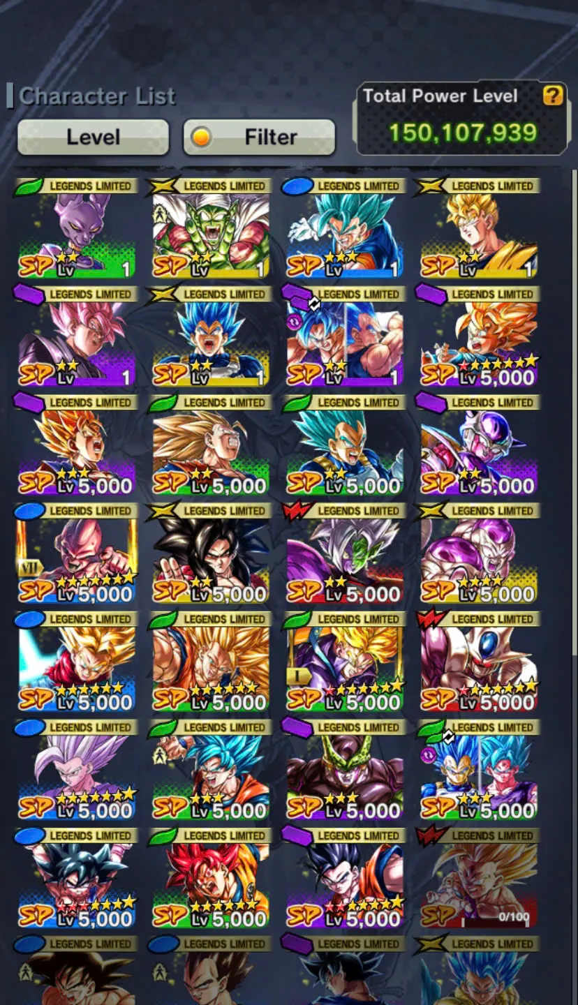 D75-IOS+Android-Full Team Gohan-UL Gohan+27 Legends+Good Equipment+Ultimate Gohan 9 Red Star+Beast Gohan+God Goku+SS3 Goku+Cooler Red Star+Goku GT 10 Red Star