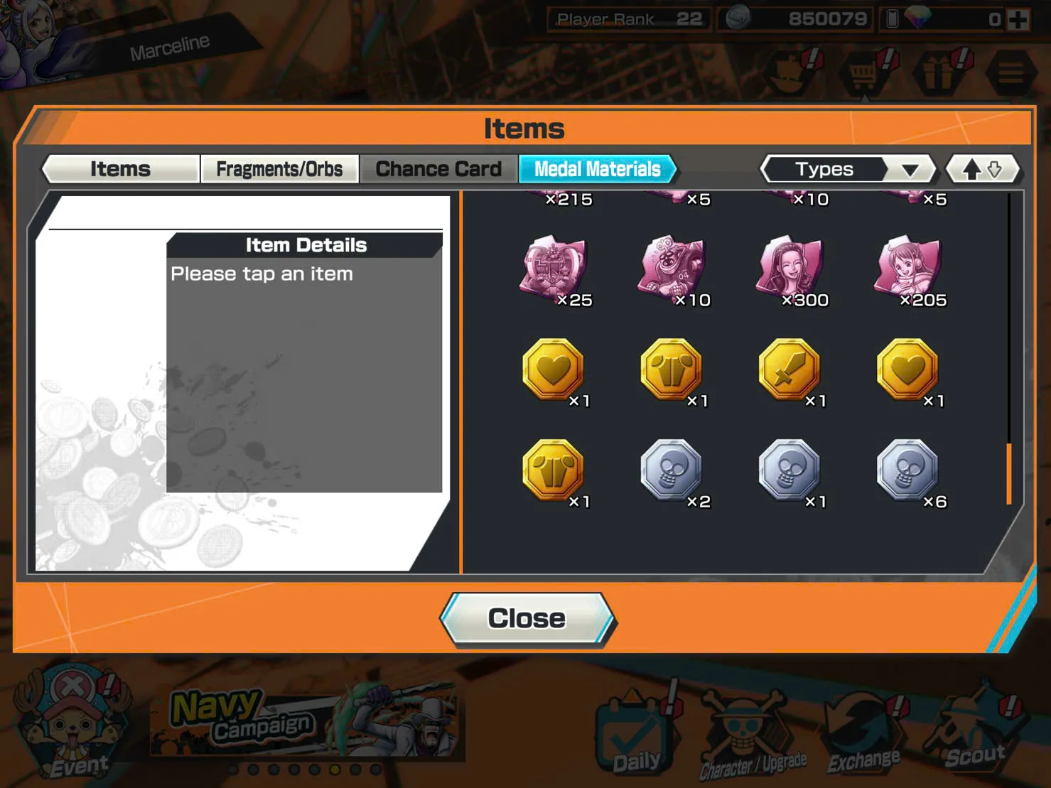 BR350-IOS+Android-4 Ex(Yamato Ace+Snake+Black Beard+Shank V3)+Good Medal+Support 132%+Sanji+King+Robin+Young Ray+Karasu+Donflamingo