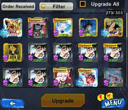 D106-IOS+Android+Nice Acc+7 UL(SS4 Gogeta+Goku Uis+Super Gogeta+Kaioken)+44 Legends+Good Equipment-Good Team PVP-Good Zenkai+Sparking+New Vegito