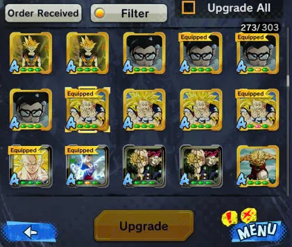 D106-IOS+Android+Nice Acc+7 UL(SS4 Gogeta+Goku Uis+Super Gogeta+Kaioken)+44 Legends+Good Equipment-Good Team PVP-Good Zenkai+Sparking+New Vegito
