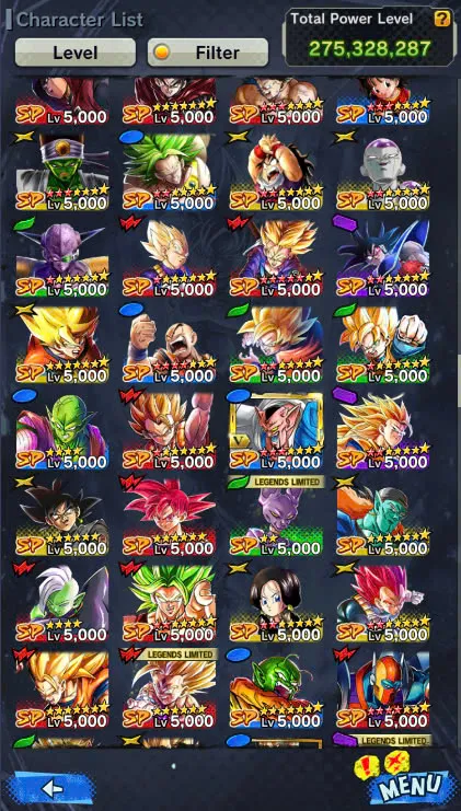 D106-IOS+Android+Nice Acc+7 UL(SS4 Gogeta+Goku Uis+Super Gogeta+Kaioken)+44 Legends+Good Equipment-Good Team PVP-Good Zenkai+Sparking+New Vegito
