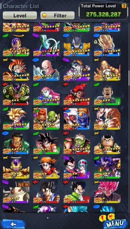 D106-IOS+Android+Nice Acc+7 UL(SS4 Gogeta+Goku Uis+Super Gogeta+Kaioken)+44 Legends+Good Equipment-Good Team PVP-Good Zenkai+Sparking+New Vegito