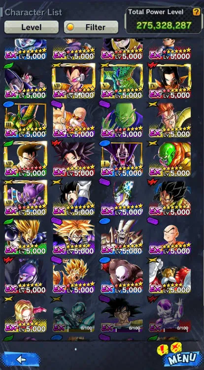 D106-IOS+Android+Nice Acc+7 UL(SS4 Gogeta+Goku Uis+Super Gogeta+Kaioken)+44 Legends+Good Equipment-Good Team PVP-Good Zenkai+Sparking+New Vegito