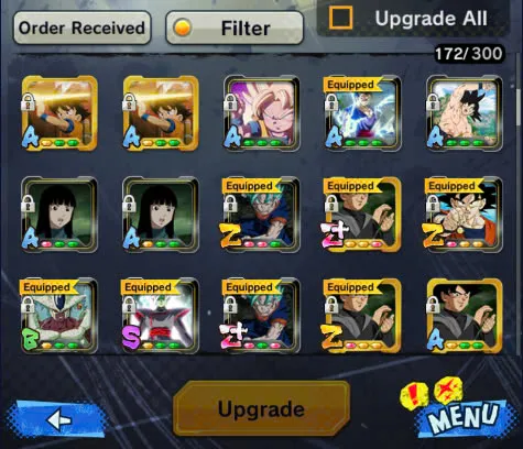 D108-IOS+Android-Vip Acc-4 UL(Majin Vegeta+Turles+Super Gogeta)+26 Legends+Vip Equipment-New LF SS2 Goku+Vegito+Goku Black-Meta Account