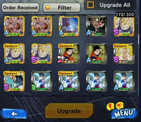 D108-IOS+Android-Vip Acc-4 UL(Majin Vegeta+Turles+Super Gogeta)+26 Legends+Vip Equipment-New LF SS2 Goku+Vegito+Goku Black-Meta Account