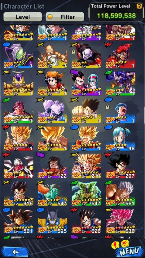 D108-IOS+Android-Vip Acc-4 UL(Majin Vegeta+Turles+Super Gogeta)+26 Legends+Vip Equipment-New LF SS2 Goku+Vegito+Goku Black-Meta Account