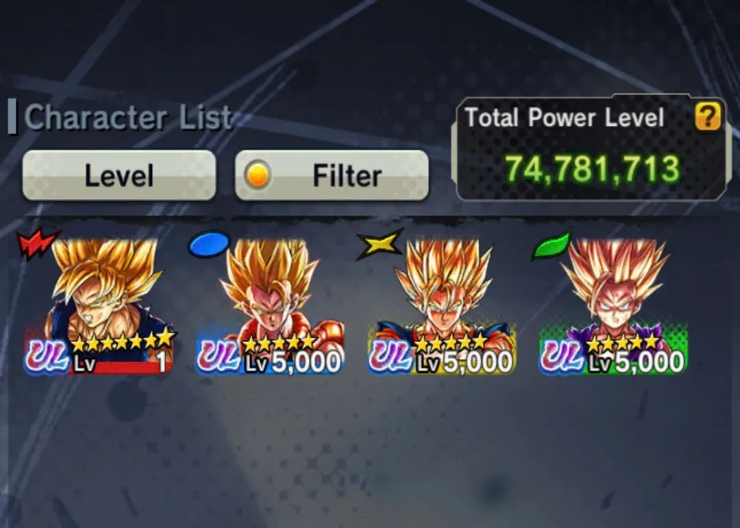 D117-IOS+Android-4 UL(Super Vegito+Super Gogeta+Gohan)+20 Legends+Good Equipment+Team Gohan+Ultimate Gohan+Beast Gohan