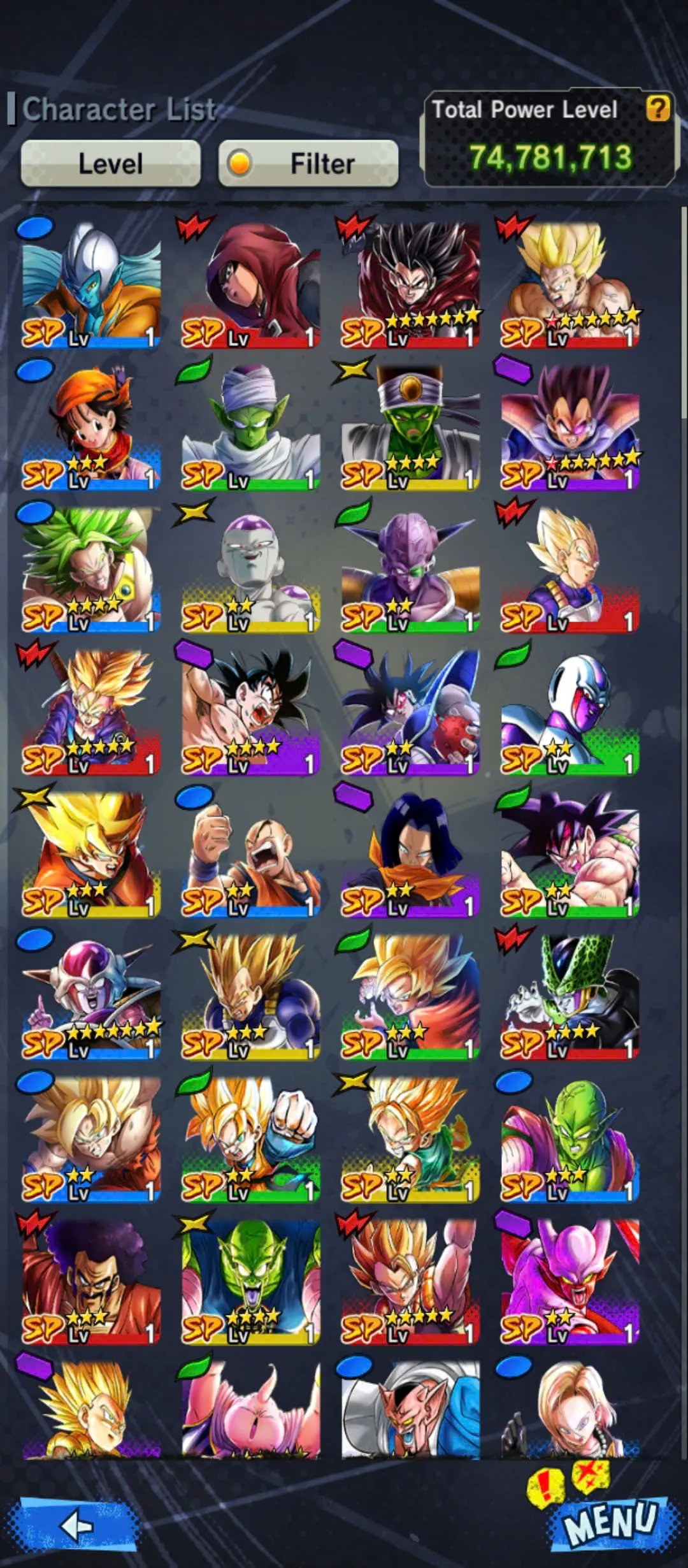 D117-IOS+Android-4 UL(Super Vegito+Super Gogeta+Gohan)+20 Legends+Good Equipment+Team Gohan+Ultimate Gohan+Beast Gohan