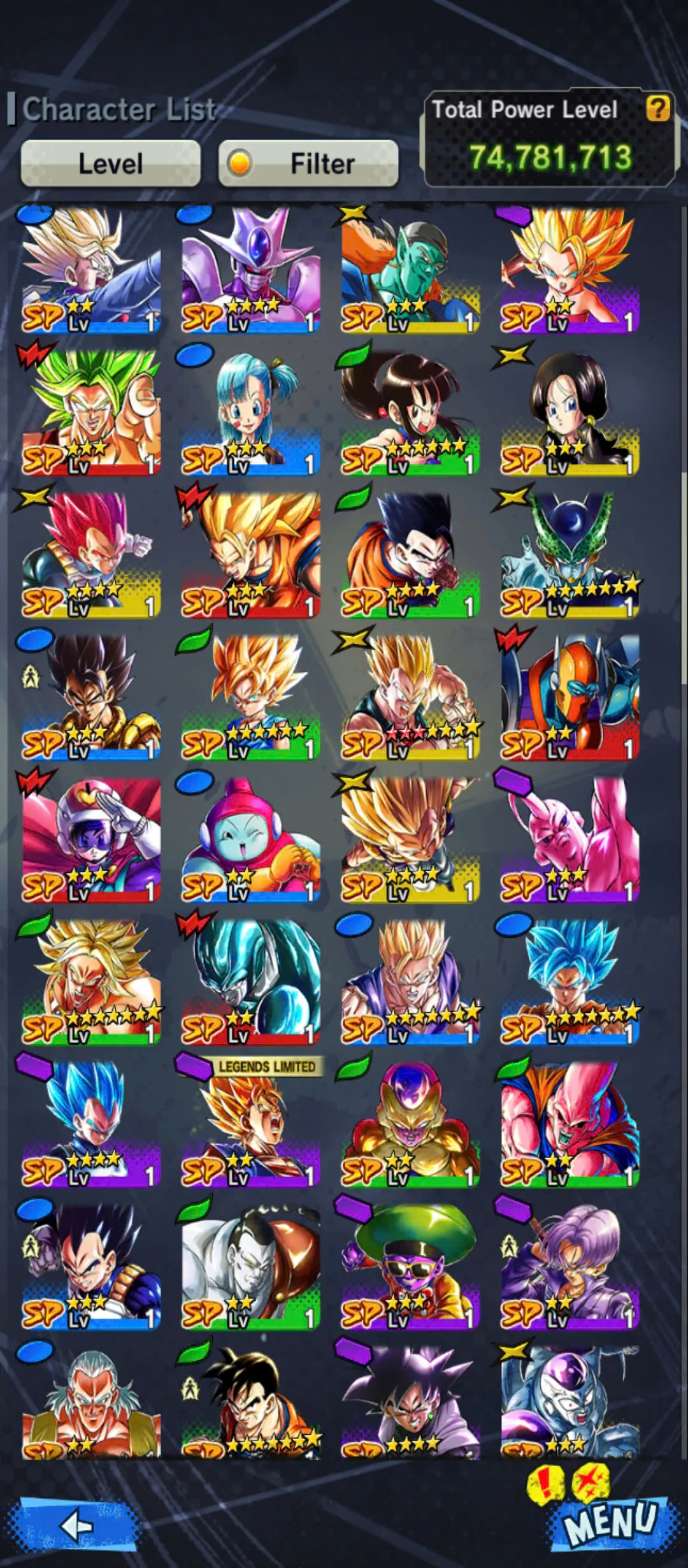 D117-IOS+Android-4 UL(Super Vegito+Super Gogeta+Gohan)+20 Legends+Good Equipment+Team Gohan+Ultimate Gohan+Beast Gohan