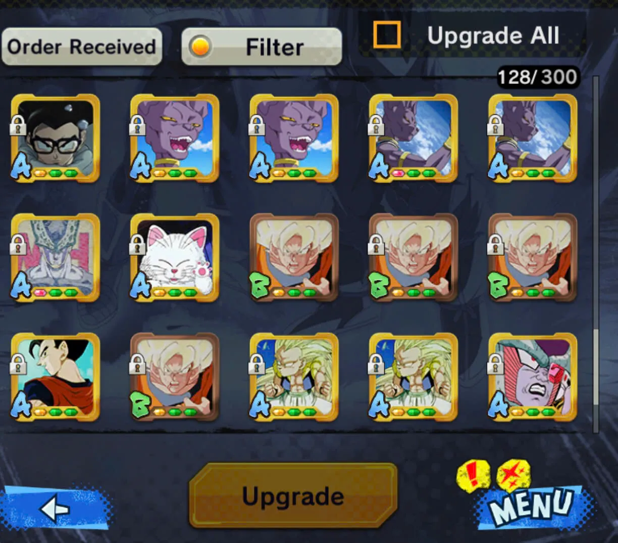 D146-IOS+Android- 3 UL+31 Legends+349 Millions Power+Ultimate Gohan Full Red Star+Vip Equipment+New Vegito+Baest Gohan+Gammar+Piccolo+Buu Kid Zenkai