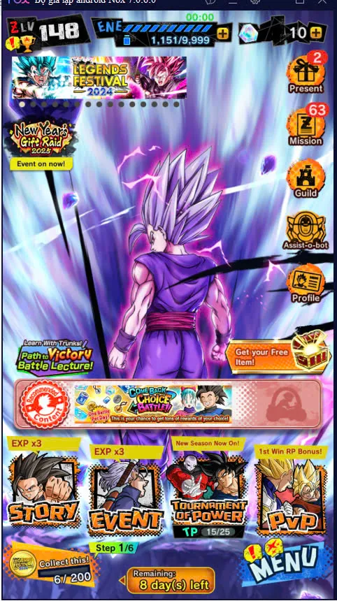 D149-IOS+Android-Team Gohan+UL Beast Gohan+17 Legends+Ultimate Gohan+New SS2 Goku+Beast Gohan+Soul+Event Farm CC+Have Equipment