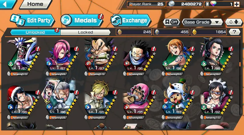 BR365-IOS+Android-1.854 Fragment+3 Ex Meta Max(Lucci+Kid Law+Shank V3)+Good Medal+Support 145%+Kaku Max+Rayleigh Max+New Uta+S-Hawk